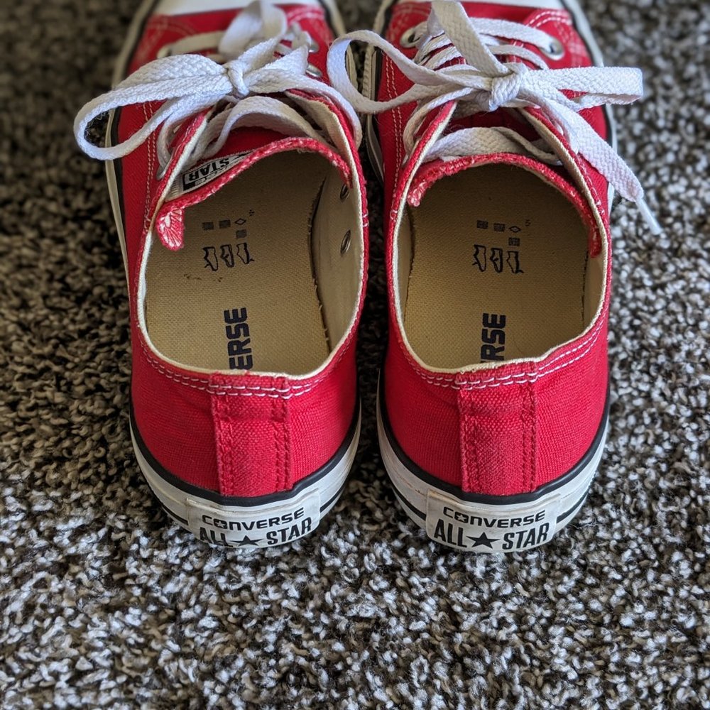 Red Converse - Picture 3 of 6